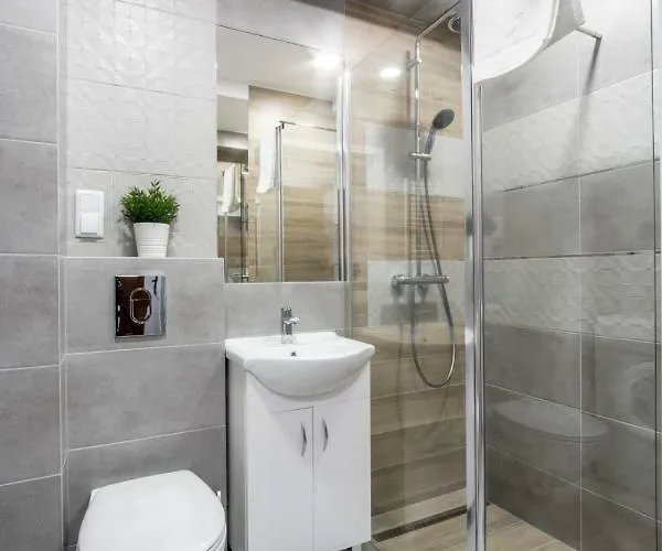 公寓 Sea Apartments- Okrzei 索波特